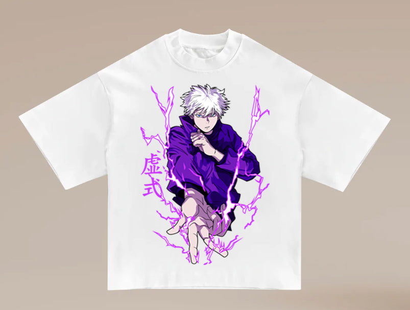 Gojo Heavyweight Oversized Tee in White (Copy)