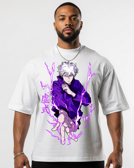 Gojo Heavyweight Oversized Tee in White (Copy)