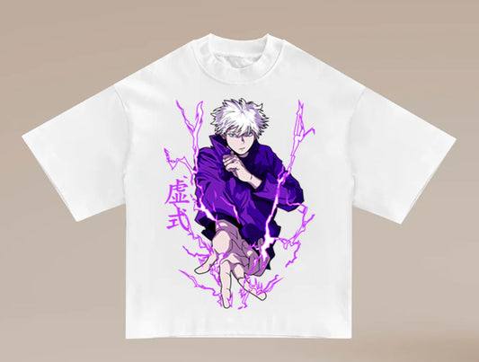 Gojo Heavyweight Oversized Tee in White (Copy)
